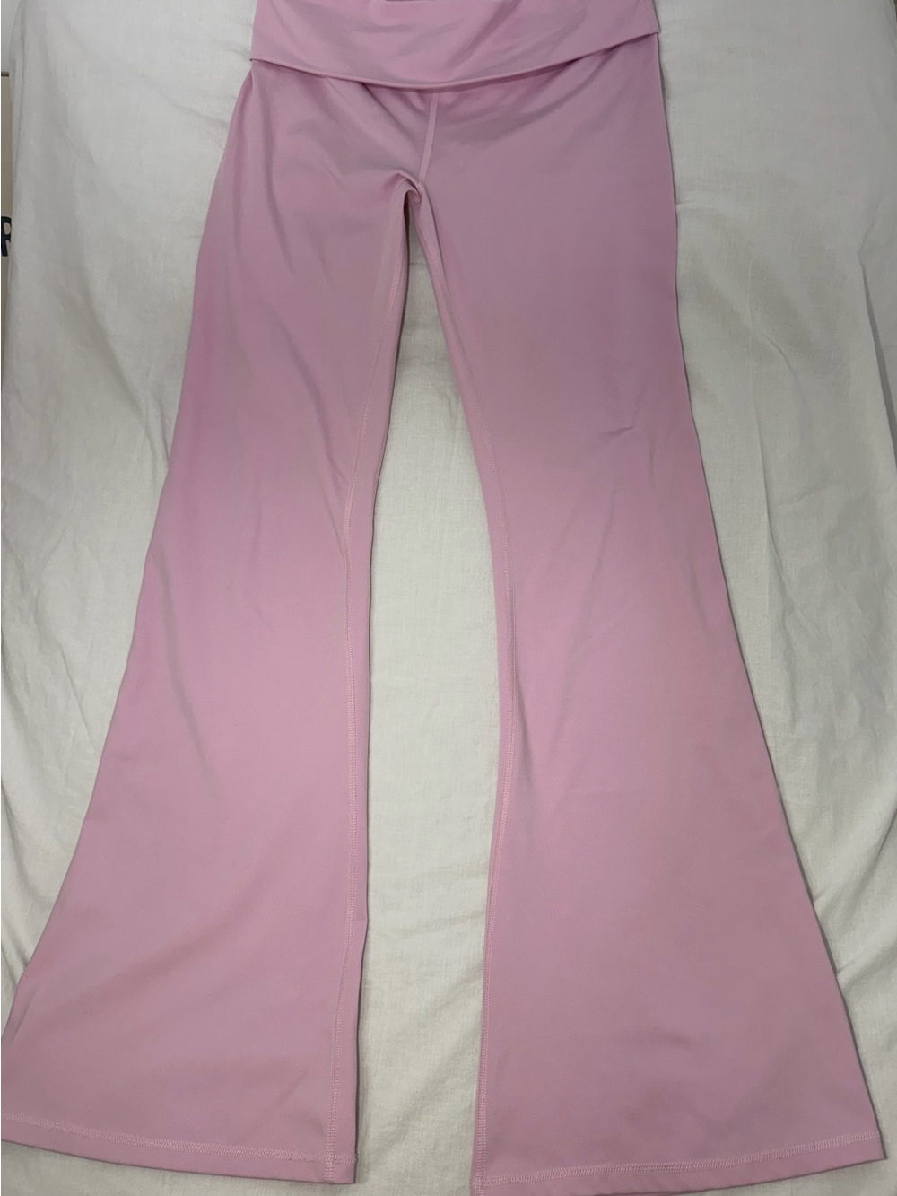 3/$30 Pacsun PAC 1980 Pink Fold-Over Active Flare Leggings size S